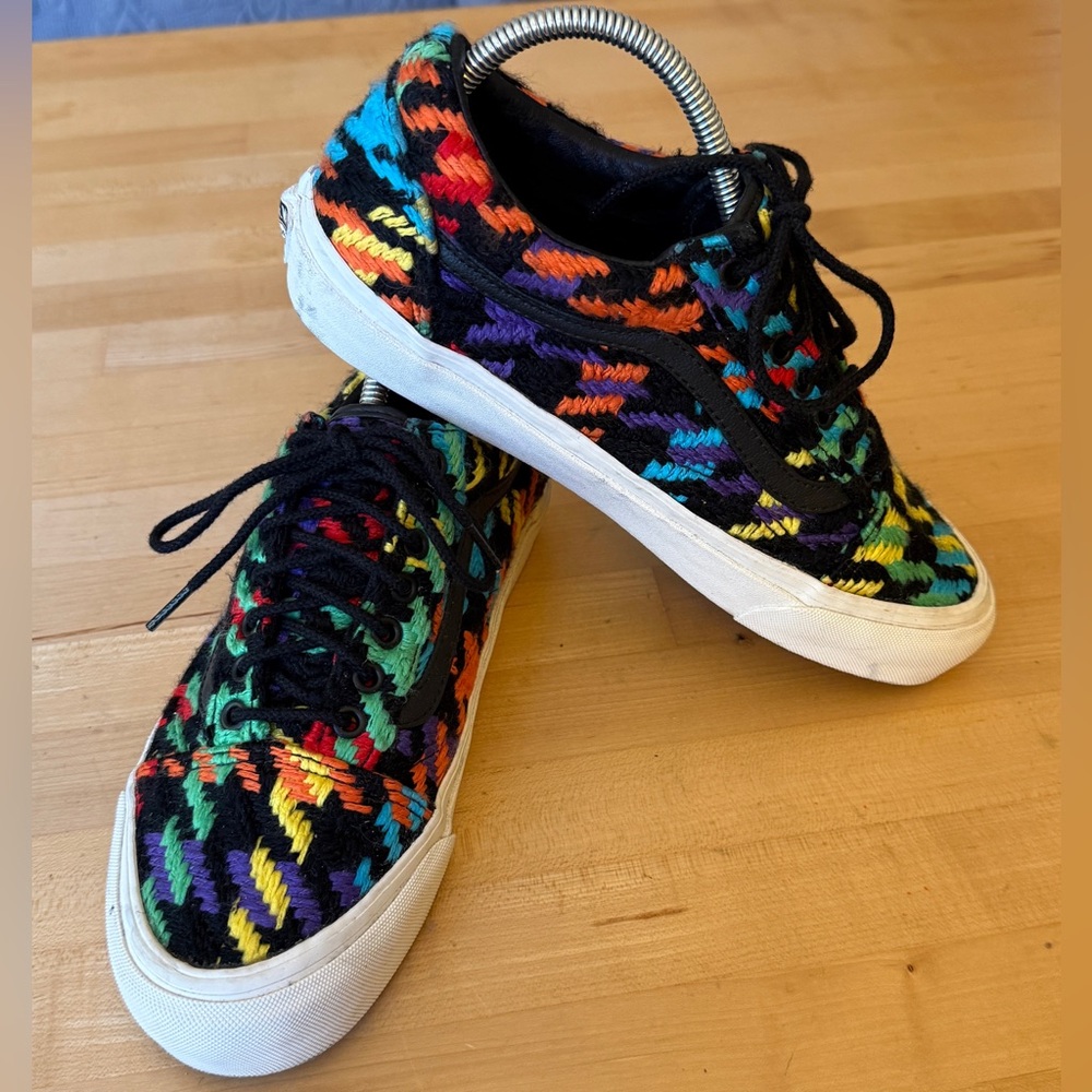 RARE* VANS Old Skool x Barneys New York Tweed Sneakers Sz 8.5 Men’s 10 Women's